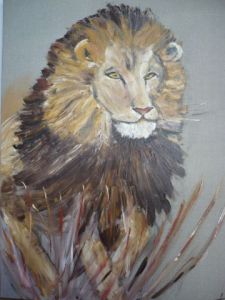 Voir le détail de cette oeuvre: Le Lion   AFRIQUE